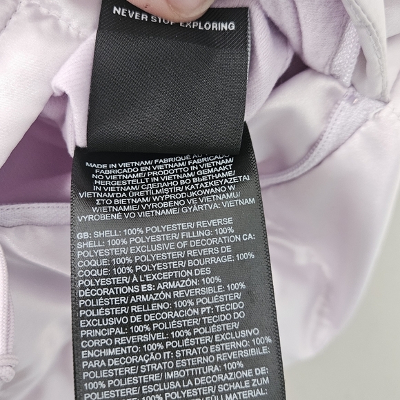 The North Face Mossbound Reversible Teddy/Quilted Vest Full Zip Size M - Picture 5 of 9